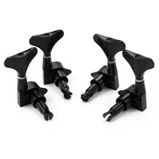 Set Civija za bas, 2R + 2L, 4 komada, Crne