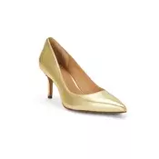 Lauren Ralph Lauren Čevlji s peto LANETTE  zlata