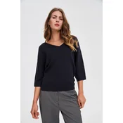 Marisse WOMENS SWEATER Z-SW-4816 NAVY