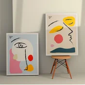 Wallity Zidna dekoracija 2KNV4363, 70 x 100cm, 2 komada