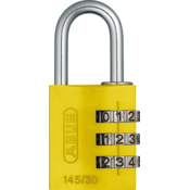 Abus 145/30 obešanka na številke rumena