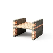 Movelar CALIFORNIA Modul - podstavek za pica peč 100cm - oranžna