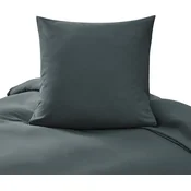 Nikcorp Komplet posteljine 4-delni Siva Posteljina 2×135×200 cm + 2×40×80 cm mikrovlakna poliester, Öko-Tex Standard 100, mehko zračno, enostavno pranje do 40 °C