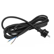 shumee PRIKLJUČNI KABEL Z RAVNIM VTIČKOM IP44 2*1,5 H07RN-F 3M ČRN