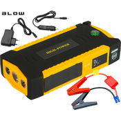BLOW JS-19 zagonska baterija/jump starter, 16800mAh, powerbank, zaščita, varnostni dodatki, LED, 4x USB, kovček