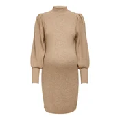 Only Maternity Pletena obleka KATIA, rjava