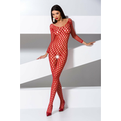 Passion Bodystocking BS077 Red