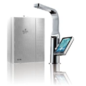 Ionizator vode Chanson Max ROYALE (7 plošč) - 7 - 1,5 – 2,5 l/min - 1,8 – 12 pH - 30,5 cm - 14 cm - 24,5 cm - 7,5 kg - 5 °C - 40 °C - 1,4 bar - 4,8 bar - 50 W - 150 W - 3 – 10 (Primeren za moderne kuhinje)
