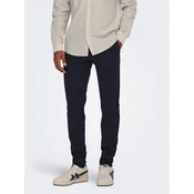 Only & Sons Chino hlače 22026326 Mornarsko modra Slim Tapered Fit