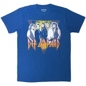 Def Leppard Band Photo Blue XL Majica