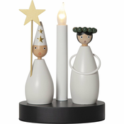 Crno-bijeli svjetlosni ukras s božicnim motivom Christmas Joy – Star Trading