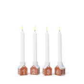 Keramičen adventni svečnik Gingerbread – Kähler Design
