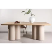 Venture Design Jedilna miza Olivia 210x100x75 cm bež
