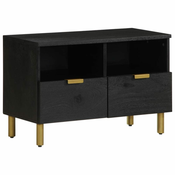 shumee vidaXL TV omarica črna 70x33x46 cm iz umetnega lesa