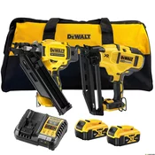 DeWalt Aku bezuhlíková kombo sada hřebíkovaček DCN692+DCN660 DCK246P2