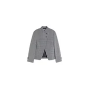 Bershka Blazer siva / temno siva / črna