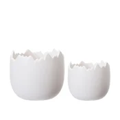 Set od 2 bijele dolomitne zdjele MONA