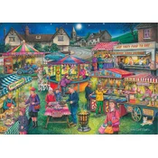 The House of Puzzles - Puzzle Village Fayre XXL - 500 kosov