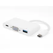 USB C VGA USB 3.0 HUB VIVANCO ITUSBC VGA C HUB