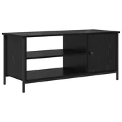 Vidaxl TV omarica Črna Orehovina 100 x 40 x 45 cm Konstruiran les