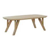 Klubska mizica iz masivnega manga v naravni barvi 65x120 cm Quenza – Light & Living