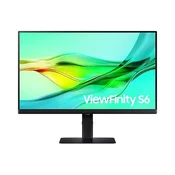 SAMSUNG IPS monitor 100 Hz 32 S60UD, 2560×1440, 16:9, 350 cd/m2, 5 ms, HDMI/DisplayPort/3×USB/1×USB-C, Pivot LS32D600UAUXEN