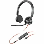Poly Slušalke Blackwire 3325 MS USB-C + 3.5mm