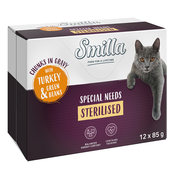 Varčno pakiranje Smilla koščki z zelenjavo 24 x 85 g - Sterilised puran in stročji fižol