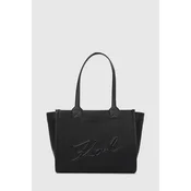 Ročna torba KARL LAGERFELD A4W30258 Črna