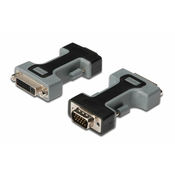 Digitus DVI/VGA adapter Digitus [1x DVI-utikač 24+5pol.  1x VGA-utičnica] crn, AK-320504-000-S