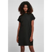 Womens Rainbow Tee Dress Black