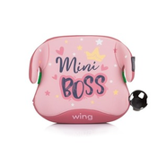 CHIPOLINO Wing i-Size 125-150cm Isofix, roza Mini BOSS