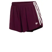 ADIDAS PERFORMANCE Športne hlače burgund/bela
