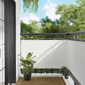 Balcony ekran Bijeli 100 x 1000 cm Oxford tkanina
