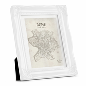 Casa Chic Regent, okvir za slike, pravokoten, 17 × 12 cm fotografije, nosilec, steklo, rokoko (ROCOCO-5x7-WHT)
