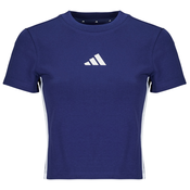 ADIDAS SPORTSWEAR Funkcionalna majica Essentials  temno modra / bela