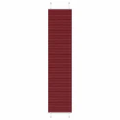 Plisirana zavjesa Bordo crvena 40x200 cm Širina tkanine 39,4 cm Poliester