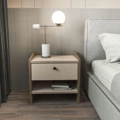 Hanah Home Nocni stocic Berlin, 45x45x35 cm, Bež