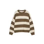 Pull&Bear Pulover PACIFIC kremna/rjava