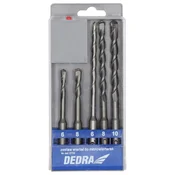 slomart Dedra Set 5 svedrov za udarno vrtanje SDS+, 6-10mm