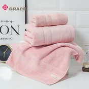 Grace Set peškira, 3 komada, Roze