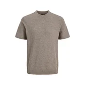 JACK & JONES Pulover JPRBLURILEY pikčasto rjava