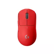 Miška Logitech G PROxSUPERLIGHT Wireless, rdeča