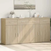 Komoda 2 kom sonoma hrast 79x38x80 cm od konstruiranog drva