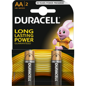 DURACELL baterije BASIC AA K2 DURALOCK