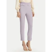Elisabetta Franchi Hlače iz tkanine PA-170-61E2-V290 Vijolična Regular Fit