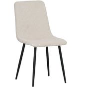 Trpezarijska stolica DC812 Bez/Noge crne mat 520x430x840 mm ( 779-639 )