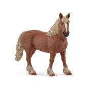 Schleich 13941 Schleich Farm World - Vlečni konj, Belgijka kobila za rejo, figurica za otroke od 3. leta naprej