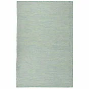 Vidaxl Zunanja preproga ploščato tkanje 100x200 cm turkizna
