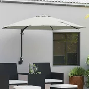Vrtni suncobran Pijesak 248 x 248 x 148 cm Poliester i celik